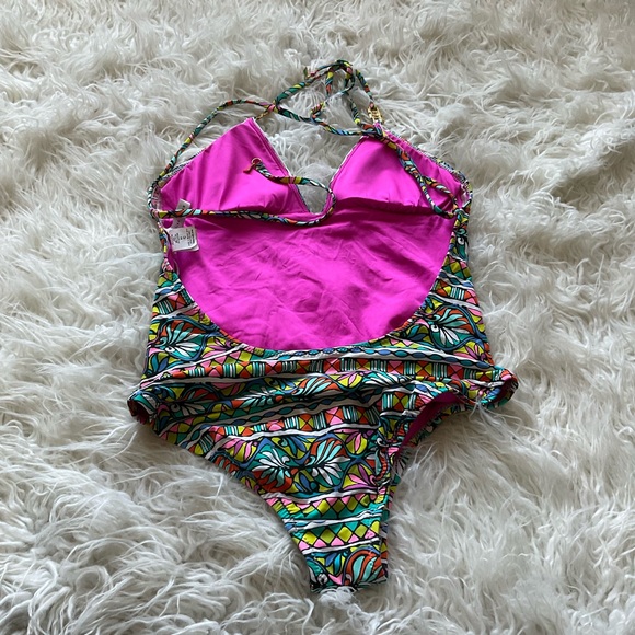 Trina Turk Bora Bora Stripe Swimsuit - Picture 6 of 6